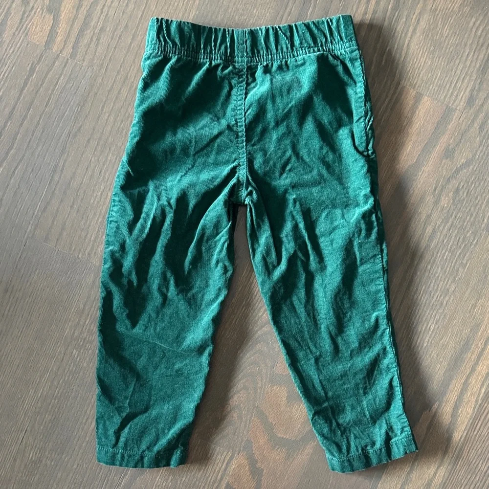 Carter’s Plaid Shirt and Green Pants Set | 3T